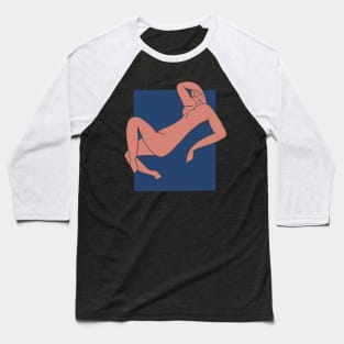 Blue Painting - Minimal Rework Baseball T-Shirt